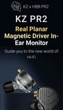 KZ Acoustics - KZ HBB PR2 - Planar Magnetic 13,2mm Driver Earphones - (Black) (No Mic) (In Stock)