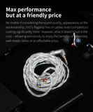 FiiO LC-4.4D - 4.4mm Balanced Cable - Audiophile High Purity Sterling Silver Litz MMCX Balanced earphone replacement cable for Shure/Westone/FiiO (Ships Next Day) (C-Plan Audio Specials) - C-Plan Audio