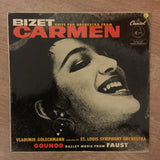 Bizet/ Gounod ‎– Carmen Suite / Faust Ballet Music - St. Louis Symphony Orchestra, Vladimir Golschmann - Vinyl LP Record - Opened  - Very-Good Quality (VG) - C-Plan Audio