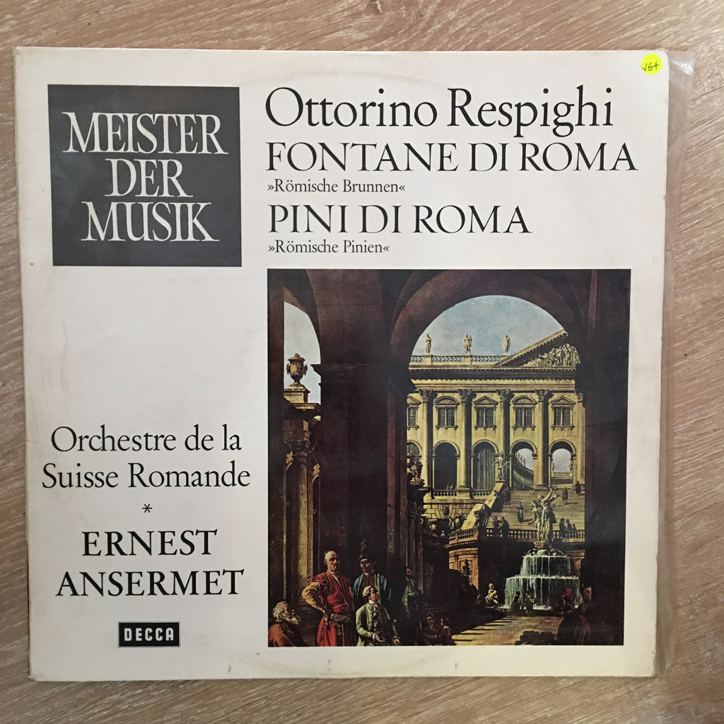 Ottorino Respighi, L'Orchestre De La Suisse Romande, Ernest Ansermet ‎ –  C-Plan Audio