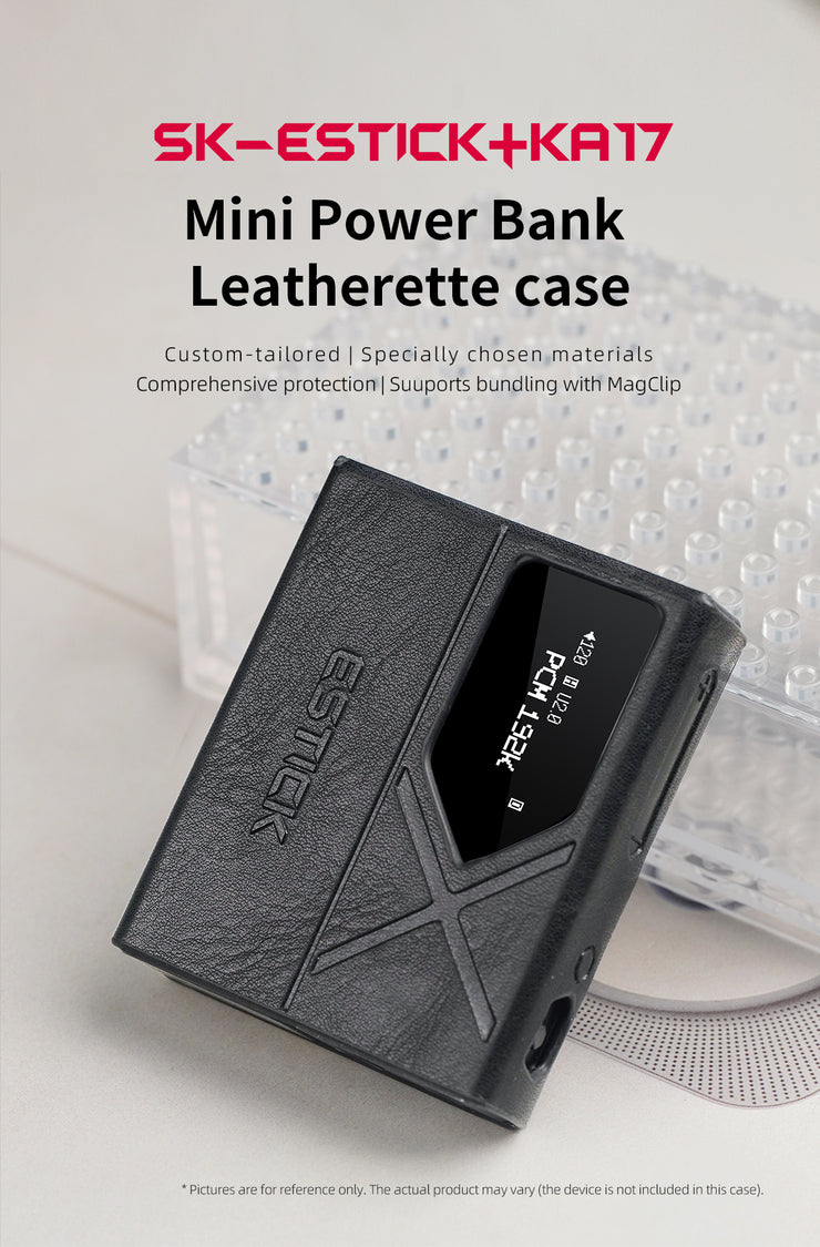 FiiO - SK-ESTICK+KA17 -  Leather Case to Hold Together the Estick and KA17  (In Stock) nbb