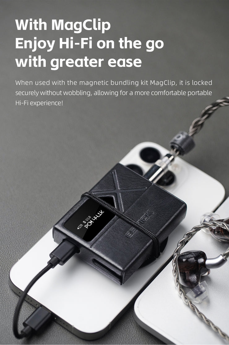 FiiO - SK-ESTICK+KA17 -  Leather Case to Hold Together the Estick and KA17  (In Stock) nbb