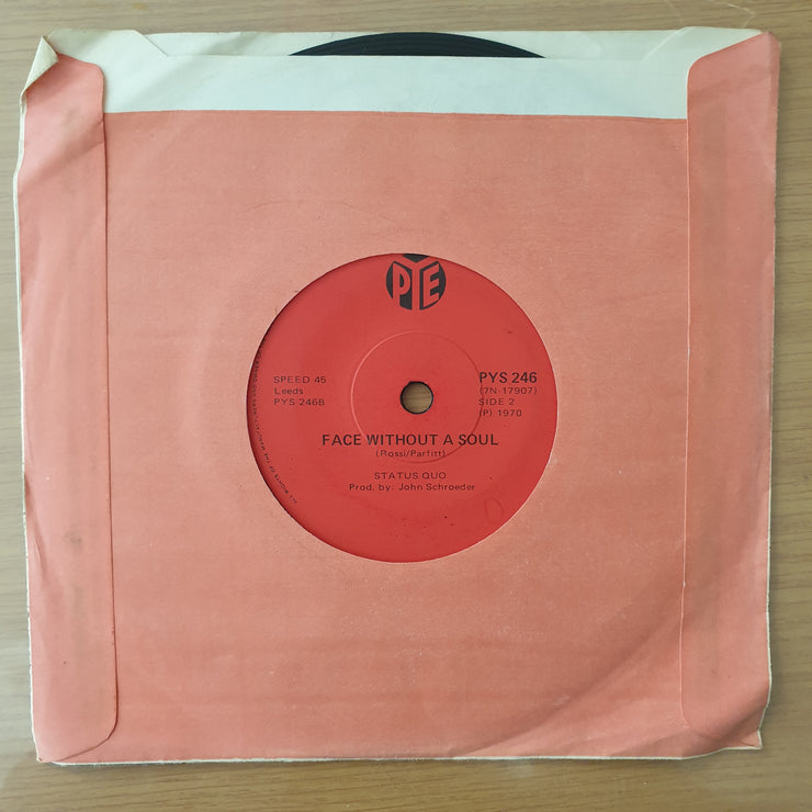 Status Quo – Down The Dustpipe - Vinyl 7" Record - Very-Good+ Quality (VG+) (verygoodplus)