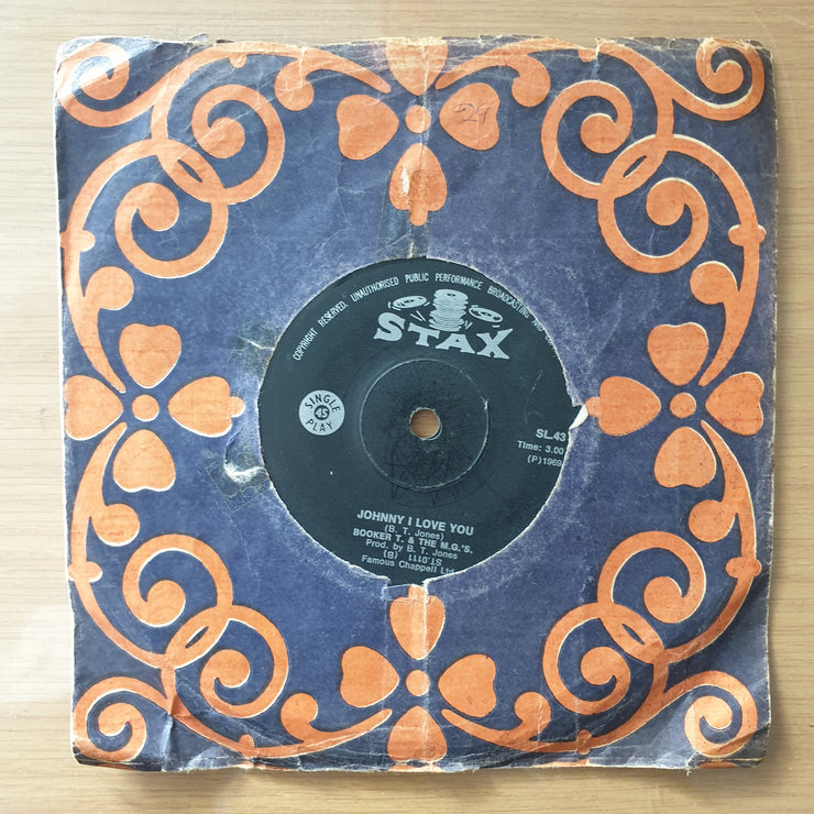 Booker T. & The M.G.'s – Time Is Tight (Rhodesia) - Vinyl 7" Record - Very-Good+ Quality (VG+) (verygoodplus7) (D)