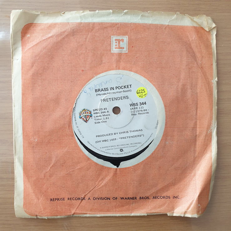 Pretenders – Brass In Pocket - Vinyl 7" Record - Very-Good+ Quality (VG+) (verygoodplus7)