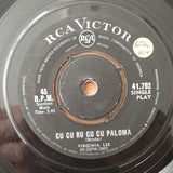 Virginia Lee- Cu Cu Ru Cu Cu Paloma/Hush Hush Sweet Charlotte - Vinyl 7" Record - Very-Good+ Quality (VG+) (verygoodplus7)