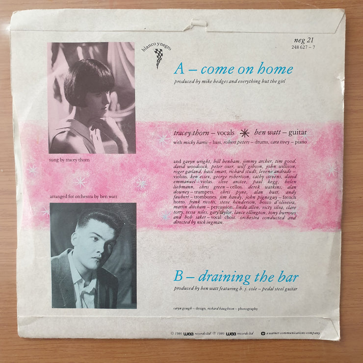 Everything But The Girl – Come On Home - Vinyl 7" Record - Very-Good+ Quality (VG+) (verygoodplus7)