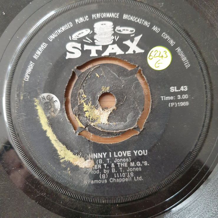 Booker T. & The M.G.'s – Time Is Tight - Vinyl 7" Record  - Good Quality (G) (goood7)