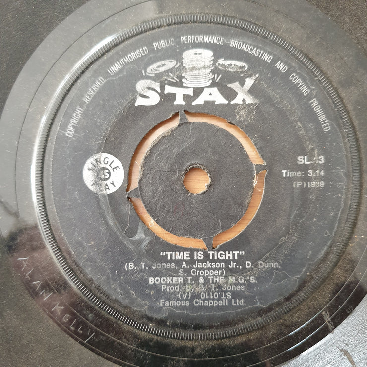 Booker T. & The M.G.'s – Time Is Tight - Vinyl 7" Record  - Good Quality (G) (goood7)