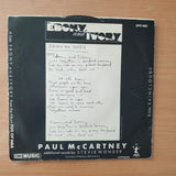 Paul McCartney – Ebony And Ivory - Vinyl 7" Record - Very-Good+ Quality (VG+) (verygoodplus7)