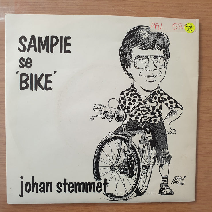 Johan Stemmet – Sampie Se Bike - Vinyl 7" Record - Very-Good+ Quality (VG+) (verygoodplus7)