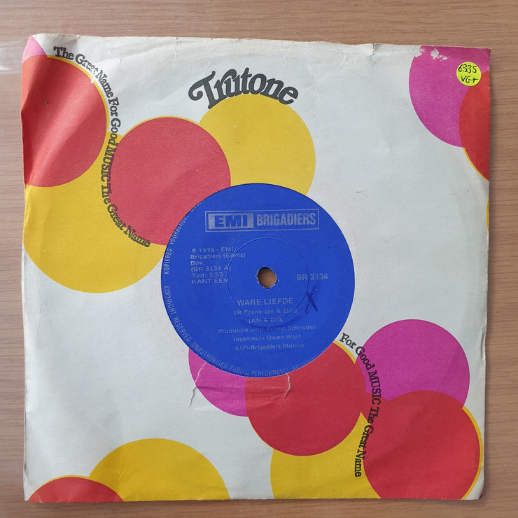Ian En Dix – Ware Liefde - Vinyl 7" Record - Very-Good+ Quality (VG+) (verygoodplus7)