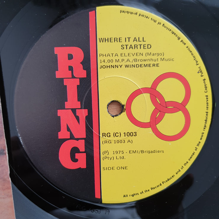 Johnny Windemere – Where It All Started - Vinyl LP Record - Very-Good+ Quality (VG+) (verygoodplus)