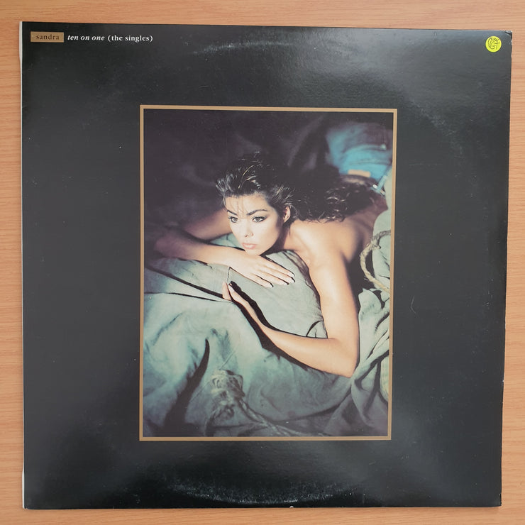 Sandra – Ten On One (The Singles) with Poster - Vinyl LP Record - Very-Good+ Quality (VG+) (verygoodplus)