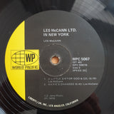 Les McCann Ltd. / Stanley Turrentine / Blue Mitchell – Les McCann In New York - Vinyl LP Record - Very-Good+ Quality (VG+) (verygoodplus)