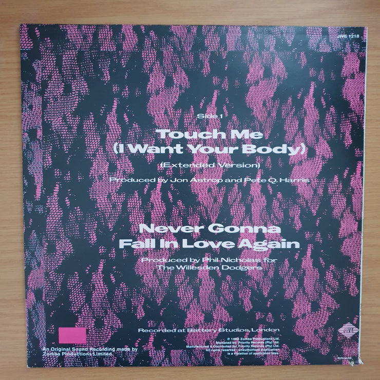 Samantha Fox – Touch Me (I Want Your Body) - Vinyl LP Record - Very-Good+ Quality (VG+) (verygoodplus)