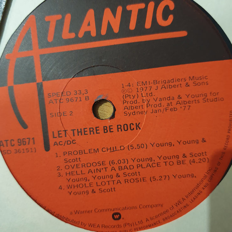 AC/DC – Let There Be Rock - Vinyl LP Record - Very-Good+ Quality (VG+) (verygoodplus)