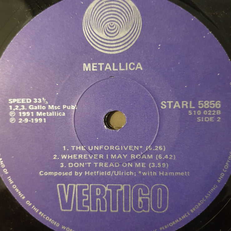Metallica – Metallica - Double Vinyl LP Record - Very-Good+ Quality (VG+) (verygoodplus)