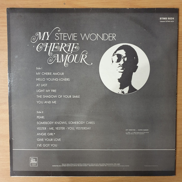 Stevie Wonder – My Cherie Amour - Vinyl LP Record - Very-Good+ Quality (VG+) (verygoodplus)