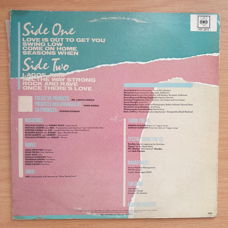 Third World – All The Way Strong - Vinyl LP Record - Very-Good+ Quality (VG+)