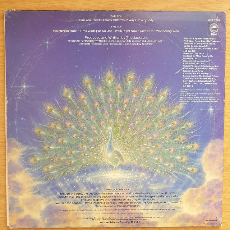 The Jacksons – Triumph - Vinyl LP Record - Very-Good+ Quality (VG+)