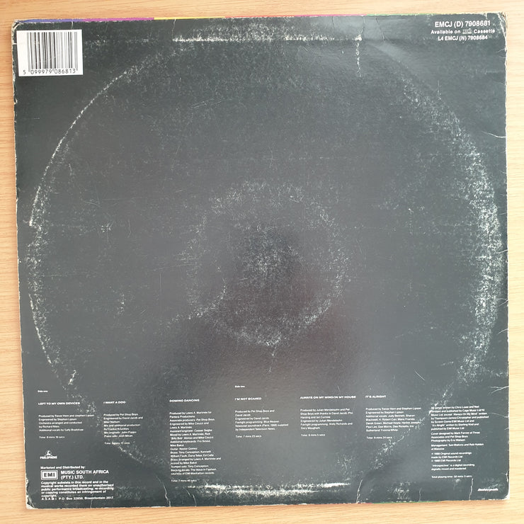 Pet Shop Boys – Introspective - Vinyl LP Record - Very-Good+ Quality (VG+)