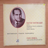 David Oistrakh - Beethoven Violin Concerto – The The Stockholm Festival Orchestra - Sixten Ehrling – Vinyl LP Record - Very-Good+ Quality (VG+) (verygoodplus)