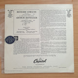Richard Strauss - Arthur Honegger, The Los Angeles Chamber Orchestra, Gerard Schwarz – Duet-Concertino / Concerto Da Camera – Vinyl LP Record - Very-Good+ Quality (VG+) (verygoodplus)