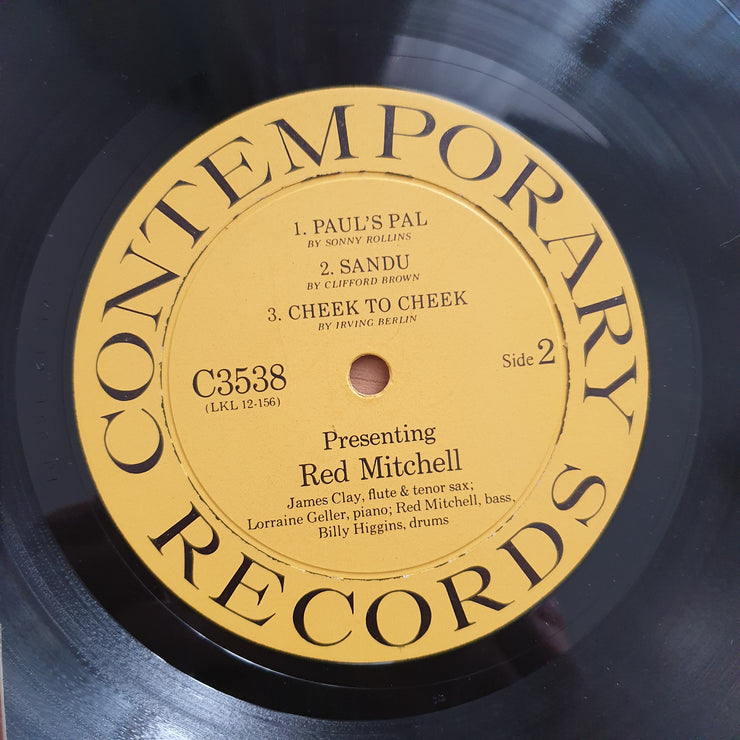 Red Mitchell – Presenting Red Mitchell - Vinyl LP Record - Very-Good Quality (VG) (verry)