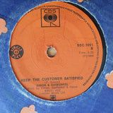 Simon & Garfunkel – Bridge Over Troubled Water / Keep The Customer Satisfied - Vinyl 7" Record - Very-Good+ Quality (VG+) (verygoodplus7)