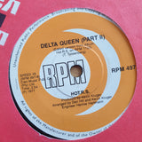 HOT R.S. – Delta Queen (Part I & II) - Vinyl 7" Record - Very-Good+ Quality (VG+) (verygoodplus7)