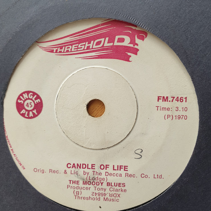 The Moody Blues – Question - Vinyl 7" Record - Very-Good+ Quality (VG+) (verygoodplus7)