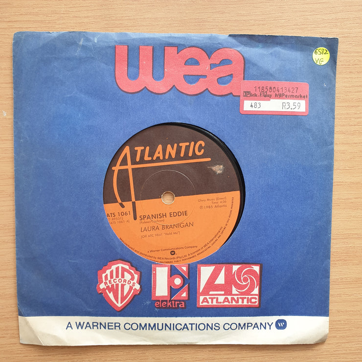 Laura Branigan – Spanish Eddie  - Vinyl 7" Record - Very-Good Quality (VG)  (verry7)