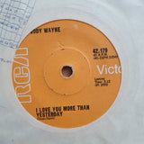Jody Wayne – The Wedding - Vinyl 7" Record - Very-Good+ Quality (VG+) (verygoodplus7)