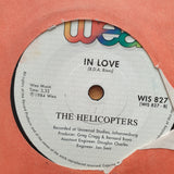 The Helicopters – Kissing For Pleasure/In Love - Vinyl 7" Record - Very-Good+ Quality (VG+) (verygoodplus7)