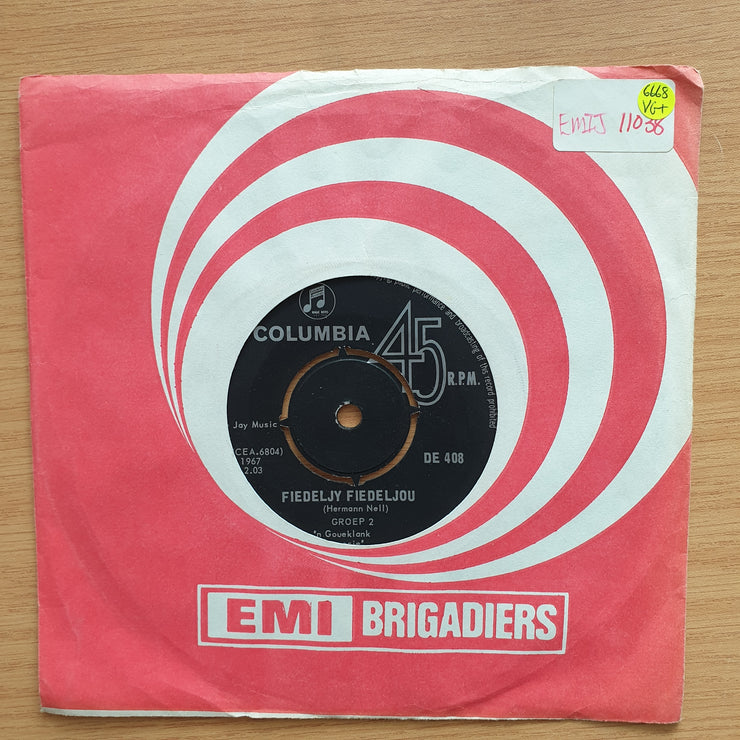 Groep Twee – Pollenys / Fiedeljy Fiedeljou - Vinyl 7" Record - Very-Good+ Quality (VG+) (verygoodplus7)