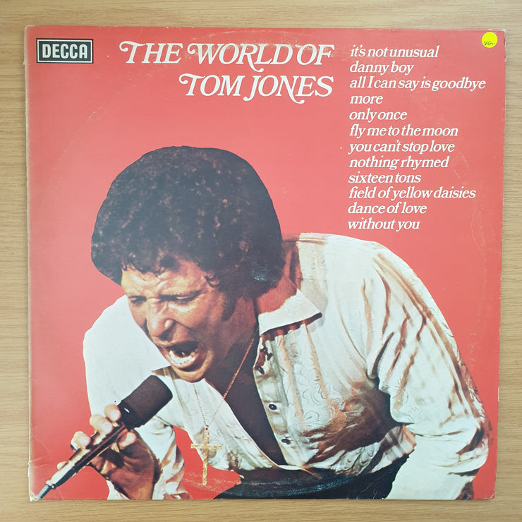 Tom Jones - The World of Tom Jones -  Vinyl LP Record - Very-Good+ Quality (VG+)