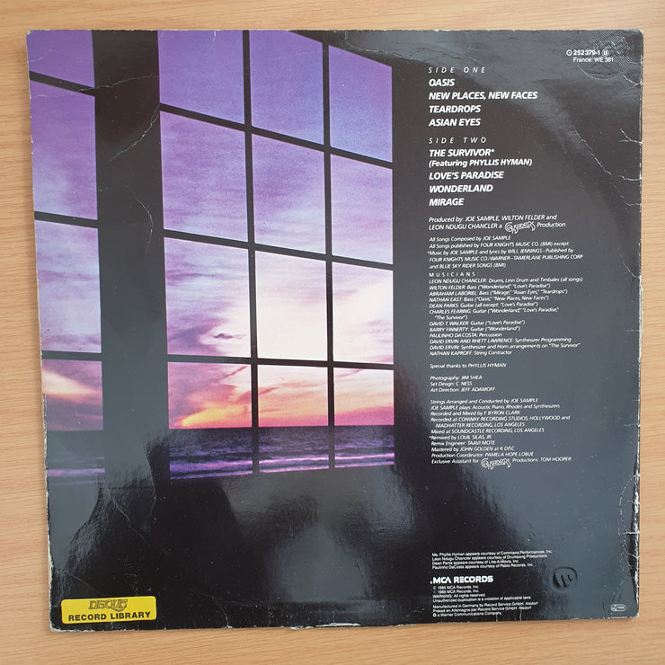 Joe Sample – Oasis - Vinyl LP Record - Very-Good Quality (VG) (verry)