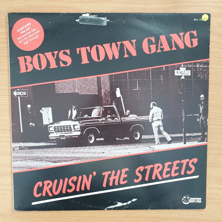 Boys Town Gang – Cruisin' The Streets -  Vinyl LP Record - Very-Good+ Quality (VG+)