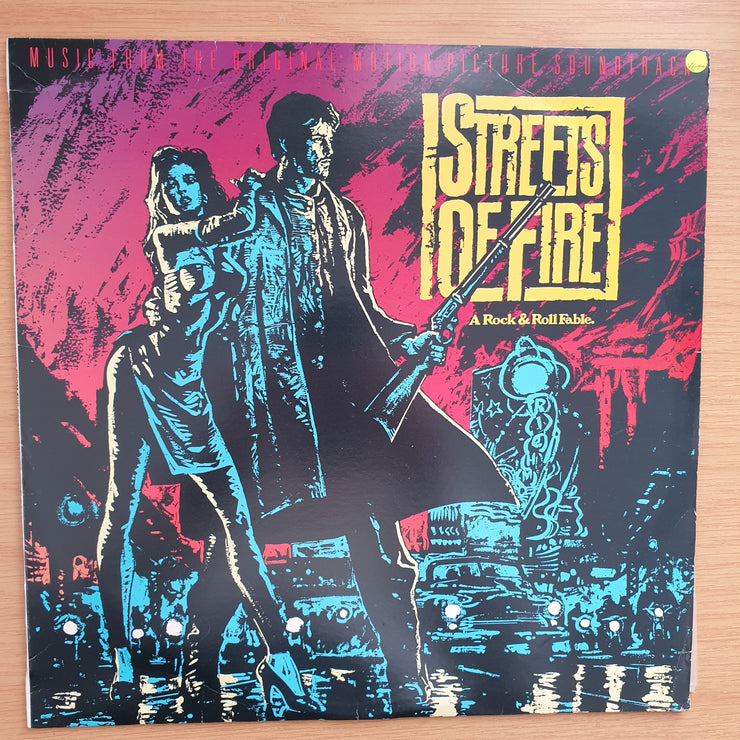 Streets Of Fire - Music From The Original Motion Picture Soundtrack - Vinyl LP Record - Very-Good+ Quality (VG+)