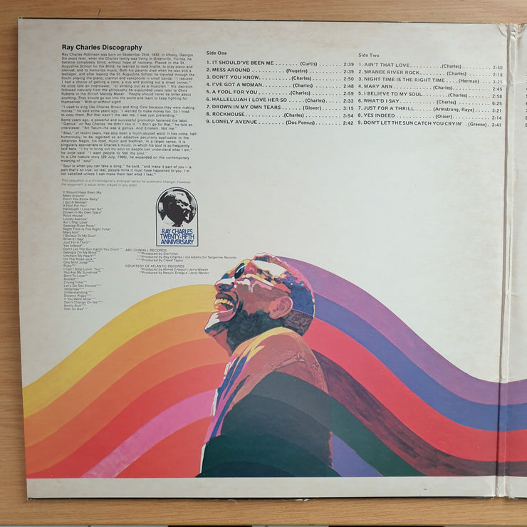 Ray Charles – A 25th Anniversary In Show Business - His All-Time Great Perfomances - Double Vinyl LP Record - Very-Good+ Quality (VG+)