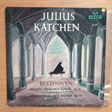 Beethoven - Julius Katchen – Sonata No. 23 In F Minor, Op. 57 ("Appassionata") / Sonata No. 32 In C Minor, Op. 111 – Vinyl LP Record - Very-Good+ Quality (VG+) (verygoodplus)