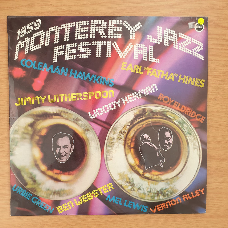 1959 Monterey Jazz Festival - Vinyl LP Record - Very-Good+ Quality (VG+)