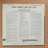 Johnny Mandel – Johnny Mandel's Great Jazz Score I Want To Live! - Vinyl LP Record - Very-Good+ Quality (VG+)