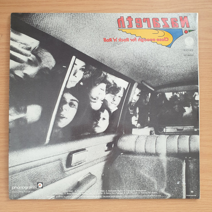 Nazareth – Close Enough For Rock 'N' Roll – Vinyl LP Record  - Very-Good+ Quality (VG+)