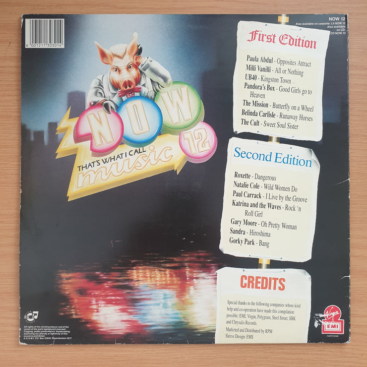 Now That's What I Call Music Vol 12 - Original Artists (Roxette, Pual Abdul...)- Vinyl LP Record - Very-Good+ Quality (VG+)