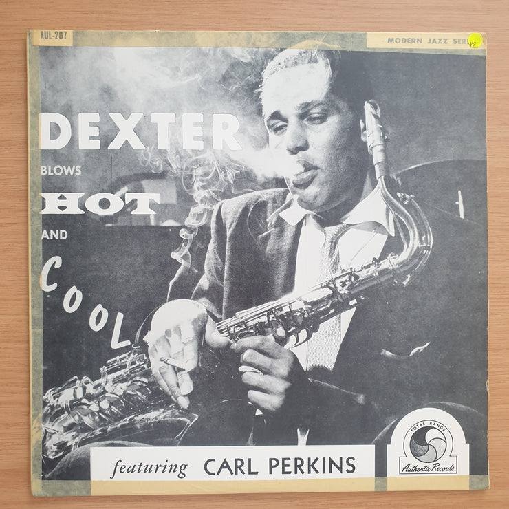 Dexter Gordon Featuring Carl Perkins – Dexter Blows Hot And Cool - Vinyl LP Record - Very-Good Quality (VG) (vgood)