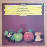 Antonio Vivaldi - The Four Seasons - Michel Schwalbé • Berliner Philharmoniker • Herbert von Karajan  - Vinyl LP Record  - Very-Good+ Quality (VG+)
