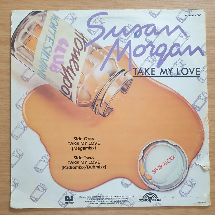 Susan Morgan – Take My Love - Vinyl LP Record - Very-Good+ Quality (VG+) (verygoodplus)