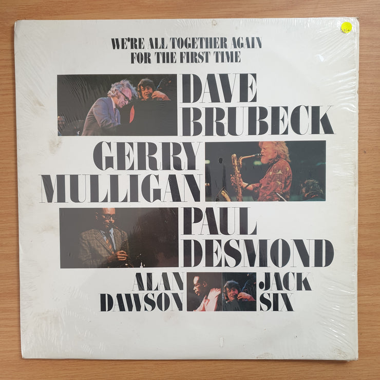 We're All Together Again For The First Time - Dave Brubeck, Gerry Mulligan, Paul Desmond, Alan Dawson, Jack Six – Vinyl LP Record - Very-Good+ Quality (VG+) (verygoodplus)